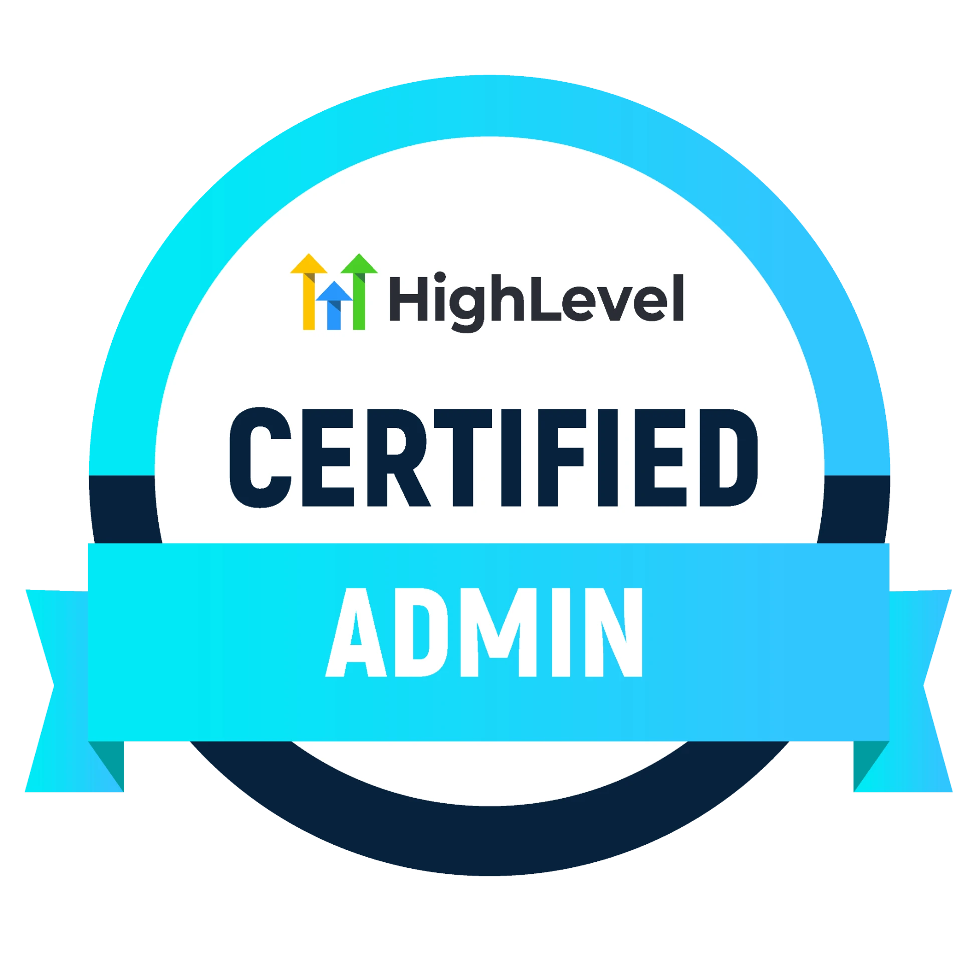 HighLevel Certified Admin badge